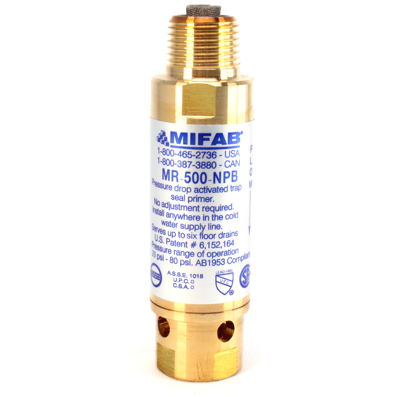 MIFAB-MR-500-NPB-Pressure-Drop-Activated-Trap-Seal-Primer-IMG-1