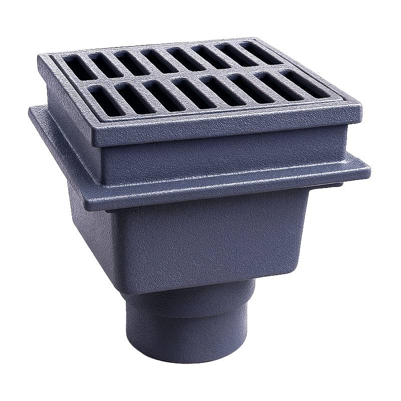 Z611-Zurn-9-Inch-Square-Medium-Duty-Drain-AI-Img-1