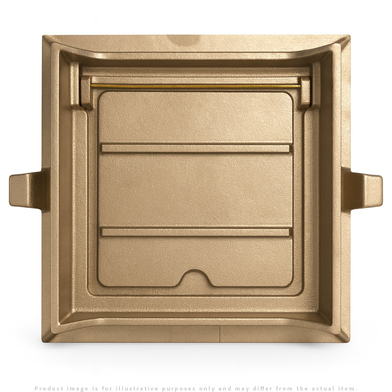 Zurn ZANB1461-12 12" x 12" Nickel Bronze Square Hinged Floor Access Panel