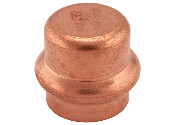 BMI 1" Wrot Copper Press-Fit Cap Fitting Item 47506