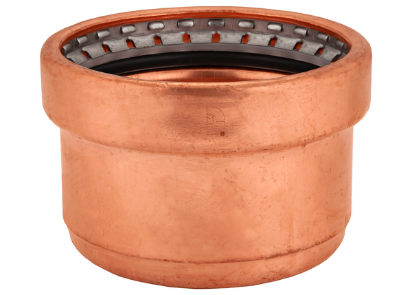 BMI 2-1/2" Wrot Copper Press-Fit Cap Fitting Item 47510