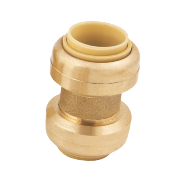 BMI 1-1/2" Brass Push-Fit Coupling Fitting Item 38008