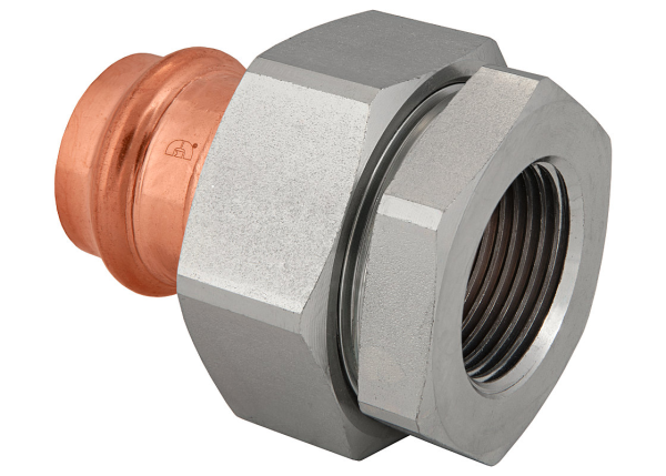 BMI 1" Wrot Copper Press-Fit PRFxF Dielectric Union Fitting Item 47196