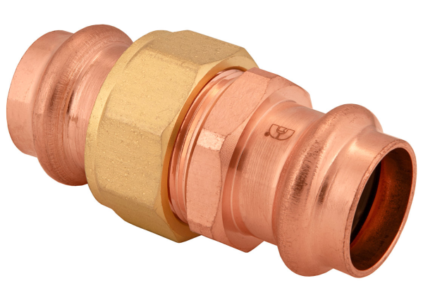 BMI 1" Wrot Copper Press-Fit Union Fitting Item 47106