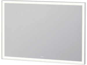 Duravit LC7382000006000 L-CUBE MIRROR WITH LIGHTING WHITE ALUMINUM