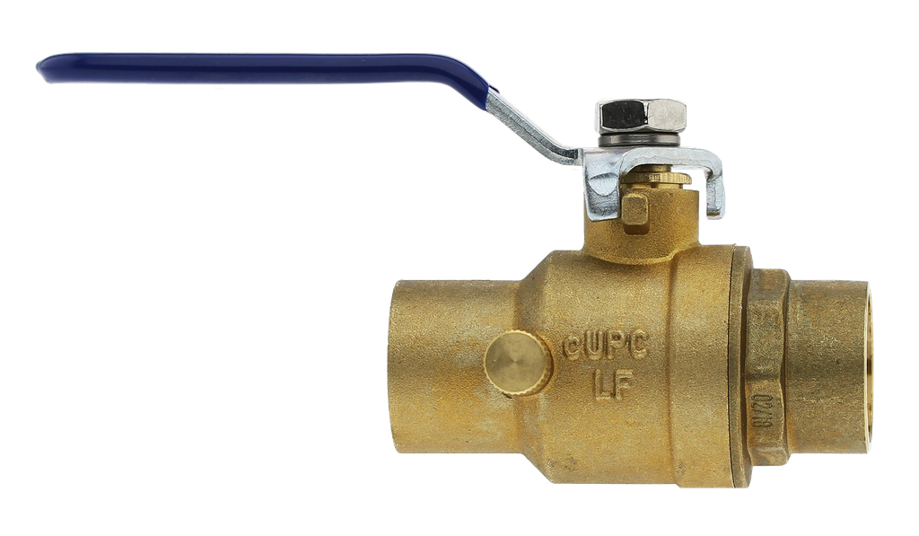 Boshart 082WDC-10NL 1BVCWD 1" CXC BALL VALVE W/DRAIN - 600PSI WOG