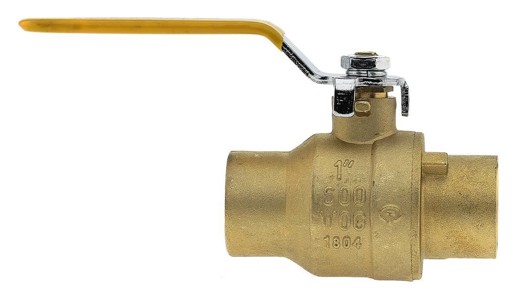 Boshart 0827C-10 1" CXC FULL PORT BALL VALVE - 600WOG, NOT FOR POTABLE WATER