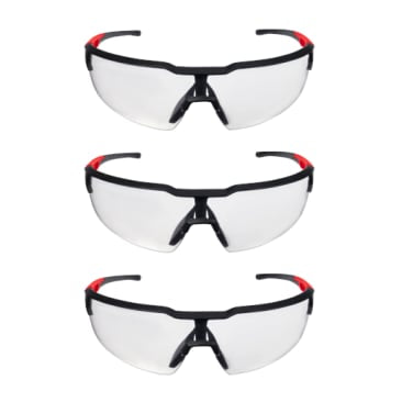 MILWAUKEE 48-73-2052 ANTI-SCRATCH GLASSES CLEAR (3 PACK)