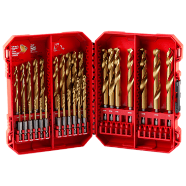 MILWAUKEE 48-89-4672 IMPACT RED HELIX TITANIUM DRILL BITS (29 PACK)