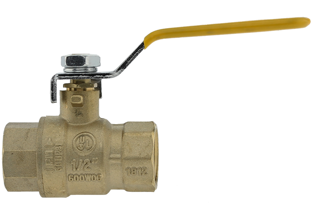 Boshart 0827-05 1/2" FPT FULL PORT BALL VALVE - 600WOG - CGA APPROVED, NOT FOR POTABLE WATER