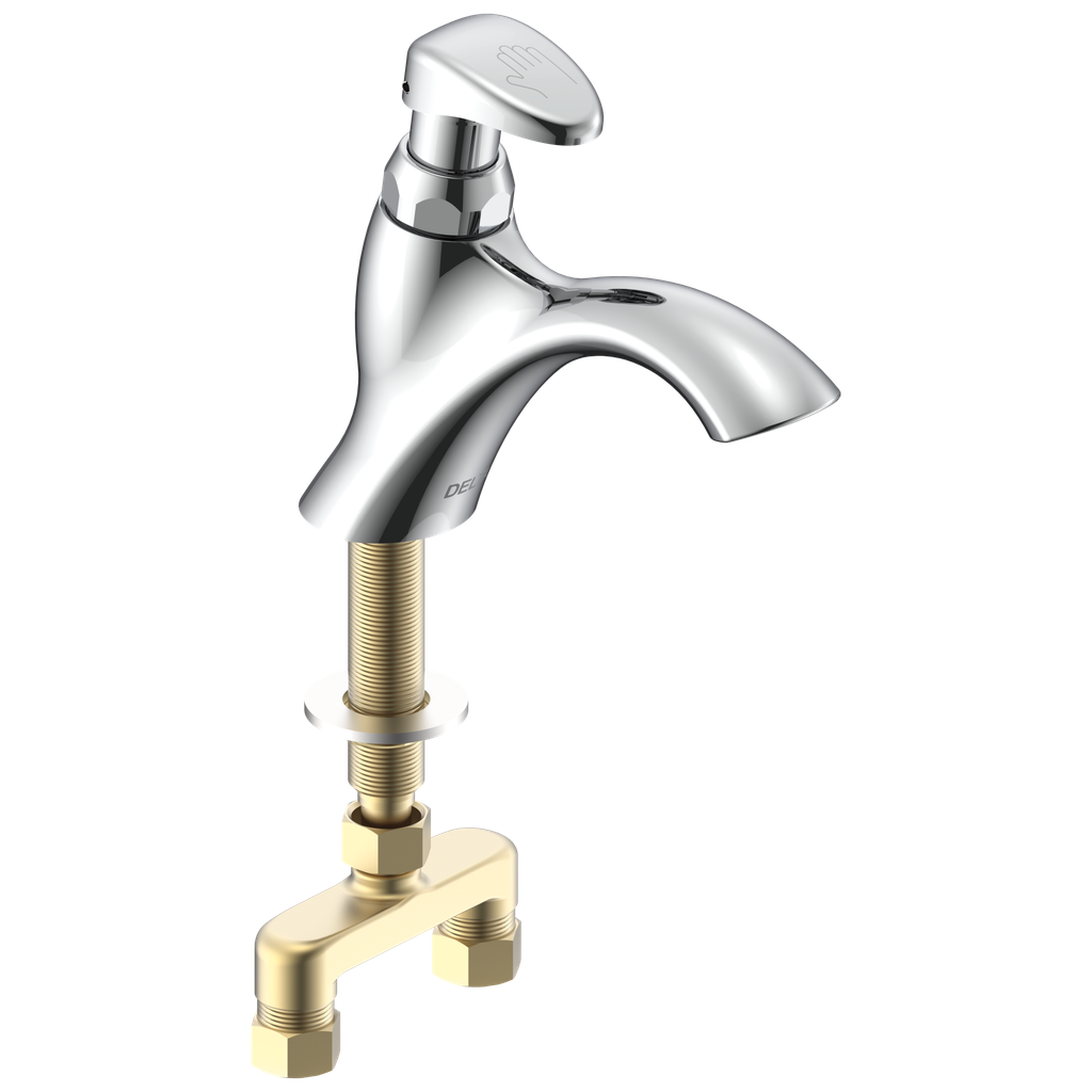 Delta 87T111 Teck Chrome Ada Lever Metering Faucet