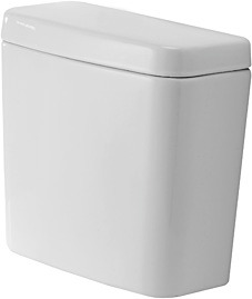 Duravit 0927200002 D-CODE WHITE HET TANK, 1.28GPF