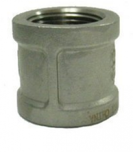 Boshart 38SSC 3/8" 316SS STAINLESS STEEL COUPLING