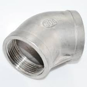 Boshart 34SS30445 2-SSE4-07 3/4" 304 SS 45 ELBOW