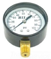 Boshart PG25-100NL 212PG100NL 2-1/2" NO-LEAD PRESSURE GAUGE 0-100 PSI, 1/4" LM