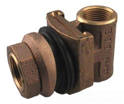 Boshart PA-100NL BII 1" BRASS PITLESS ADAPTER, NO LEAD