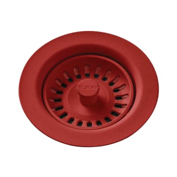 ELKAY LKQS35MA 3.5 DRAIN REMO BASKET & STOPPER RED