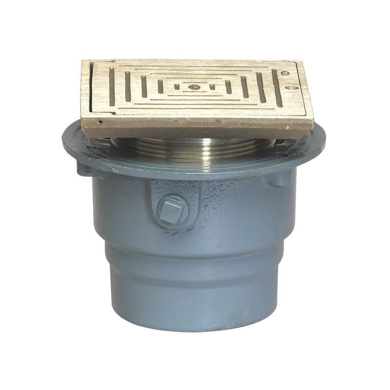 Watts FD-200-VS - Floor Drain with Square Hinged Solid Cover