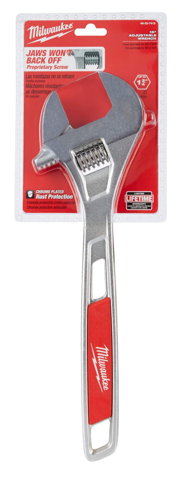 MILWAUKEE 48-22-7415 15IN ADJUSTABLE WRENCH