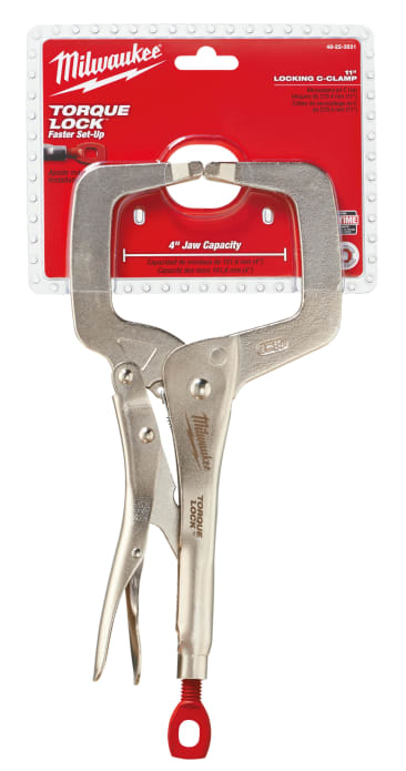 MILWAUKEE 48-22-3531 11IN LOCKING C-CLAMP W/REG JAWS