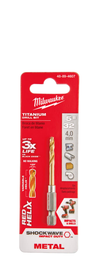 MILWAUKEE 48-89-4607 5/32IN TITANIUM SHOCKWAVE