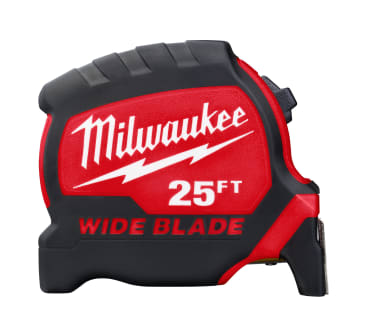 MILWAUKEE 48-22-0225 25FT WIDE BLADE TAPE MSRE 14FT STANDOUT