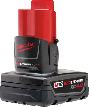 MILWAUKEE 48-11-2440 M12 4.0AH XC BATTERY