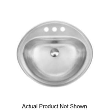 Kindred KIL KSOV1619-7-1 STAINLESS STEEL DROP-IN VANITY BASIN