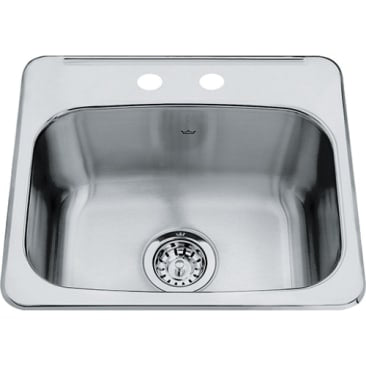 Kindred KIL QSL1719-8-2 HOSPITALITY BAR SINK 2-HOLE