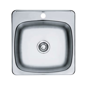 Kindred KIL RSL2020-1 20X20X7 20GA SINGLE BOWL STAINLESS STEEL SINK