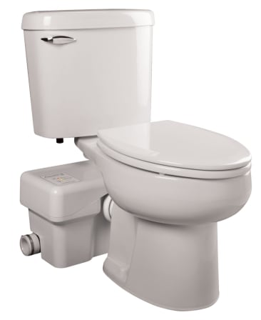 LIBERTY ASCENTII-ESW MACERATING TOILET SYSTEM EL 1.28GPF WH