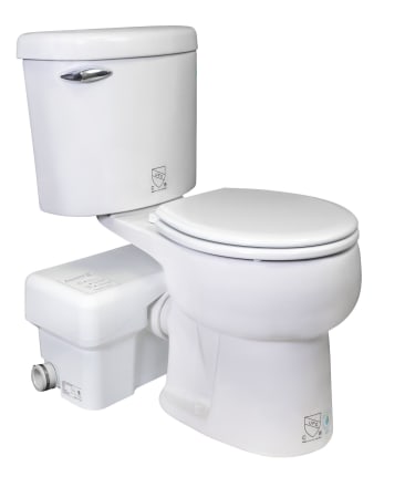 LIBERTY ASCENTII-RSW MACERATING TOILET SYSTEM RF 1.28GPF WH