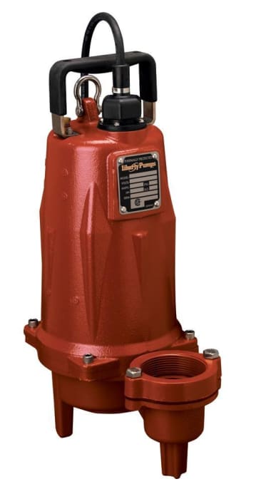 LIBERTY LEH155M2-2 SUBMERSIBLE SEWAGE PUMP 1-1/2HP 25FT CORD 575V