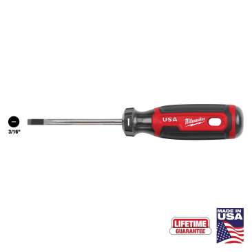 MILWAUKEE MT211 3/16 CABINET 3 CUSHION GRIP SCREWDRIVER