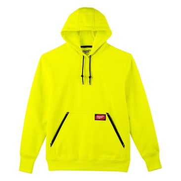 MILWAUKEE 350HV-XL HD PULLOVER HOODIE-HI VIS XL