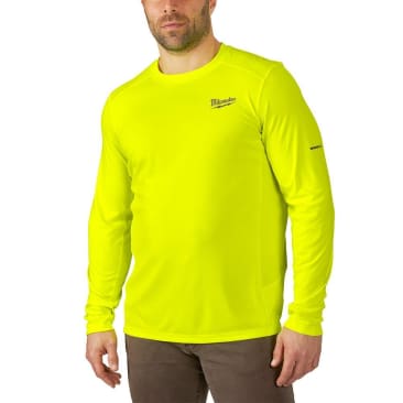 MILWAUKEE 415HV-S WORKSKIN LIGHT LS SHIRT-HI-VIS S