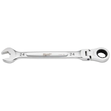 MILWAUKEE 45-96-9624 24MM FLEX HEAD RATCHETING COMBO WRENCH