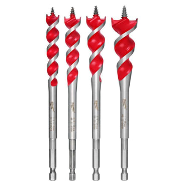 MILWAUKEE 48-13-0400 4 PC SPEEDFEED WOOD BIT SET