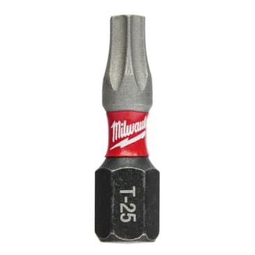 MILWAUKEE 48-32-4436 SHOCKWAVE INSERT BIT TORX T25 - 2PK