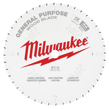 MILWAUKEE 48-40-1220 12IN 44T GENERAL PURPOSE CIRC SAW BLADE