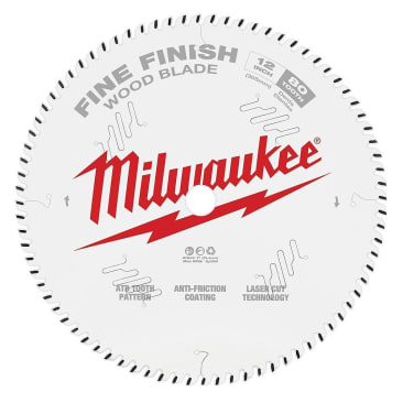 MILWAUKEE 48-40-1224 12IN 80T FINE FINISH CIRC SAW BLADE