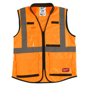 MILWAUKEE 48-73-5093 HIGH VIS ORNG PERFO SFTY VEST-XXL/XXXL