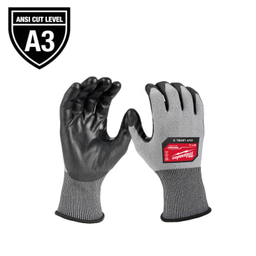 MILWAUKEE 48-73-8734B XXL CUT 3 HI-DEXTERITY GLOVES(12 PAIR)