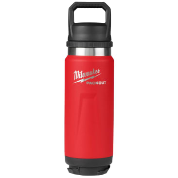 MILWAUKEE 48-22-8396R PACKOUT 24OZ INSULATED BOTTLE RED