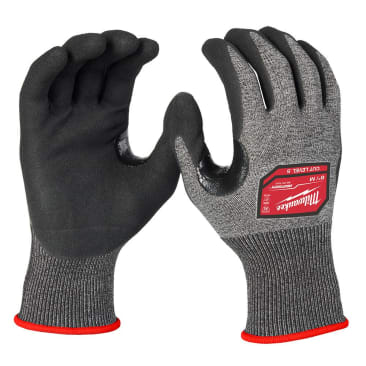 MILWAUKEE 48-73-7151E MED CUT LEVEL 5 HIGH-DEXTERITY NITRILE DIPPED GLOVES