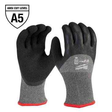 MILWAUKEE 48-73-7951B MED CUT 5 WNTR DIP GLOVES (12 PAIR)