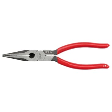 MILWAUKEE MT505 8 LONG NOSE DIPPED GRIP PLIERS