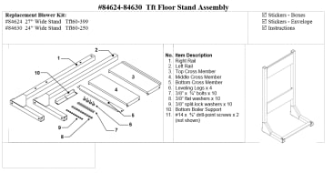 NTI 99984624 HD FLOOR STAND (340-399)