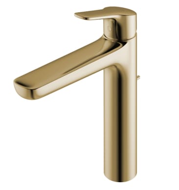 TOTO TLG03305U#GPFG GS 1-HOLE VESSEL FAUCET 1.2 GPM WITH MECHANICAL POP-UP POLISHED FRENCH GOLD