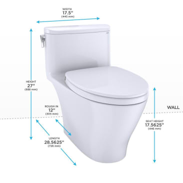 TOTO MS642124CEFG#01 NEXUS 1PC WATER CLOSET 1.28GPF COTTON